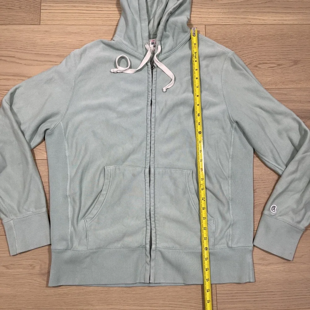 Champion x Todd Snyder Processed Sportswear full-zip hoodie Mint Size Large